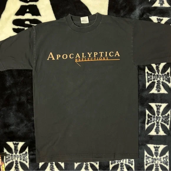 Vintage Apocalyptica Reflections 2004 Band Tee Symphonic Metal Cello Finnish - Picture 3 of 8